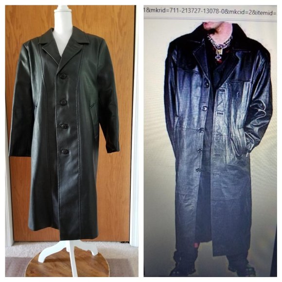 Zacarello Other - ZACARELLO Men's Gothic Black Coat  Sz 50